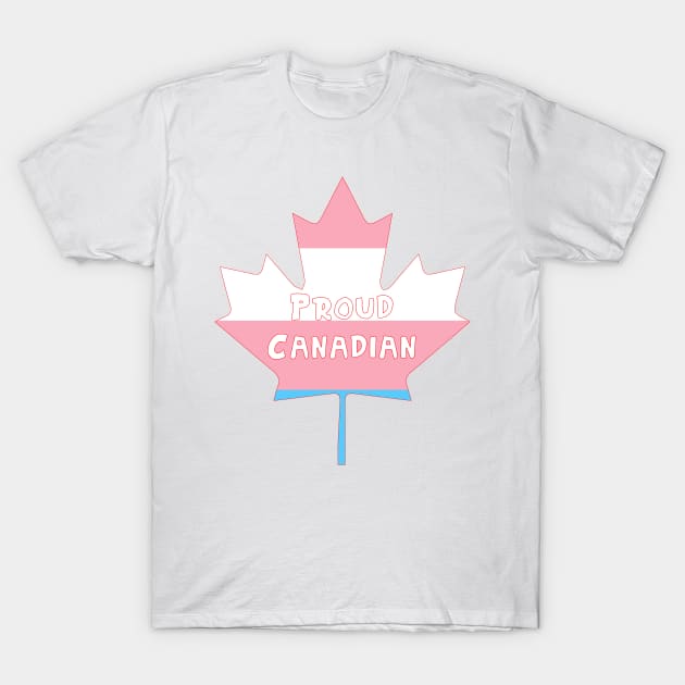 Proud Canadian (Transgender) T-Shirt by EmceeFrodis